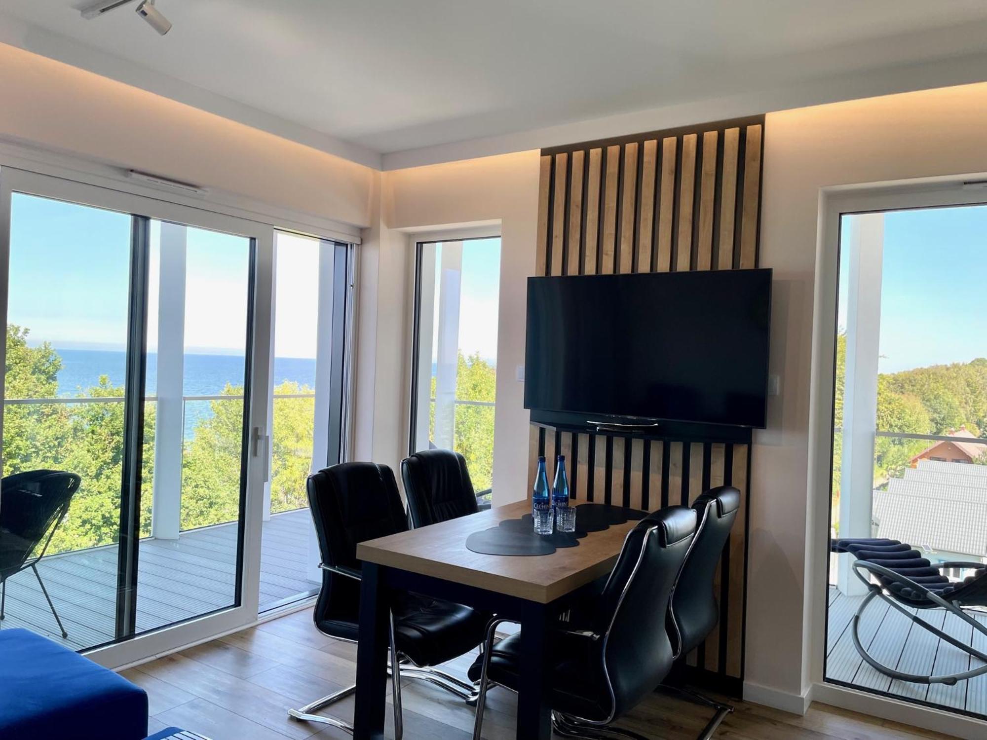 Perlowa Przystan - Apartamenty Komfort Widok Na Morze, Parking Sianozety Exterior photo
